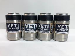 4 Items: YETI Rambler Colster, Stainless