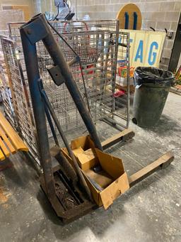 Older Cherry Picker Engine Hoist As-Is