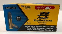 Aquila Super Extra .22 40 Grains Box of 500 Rounds