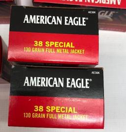 American Eagle 38 Special 130gr FMJ - 5 Boxes, 250 Total Rounds