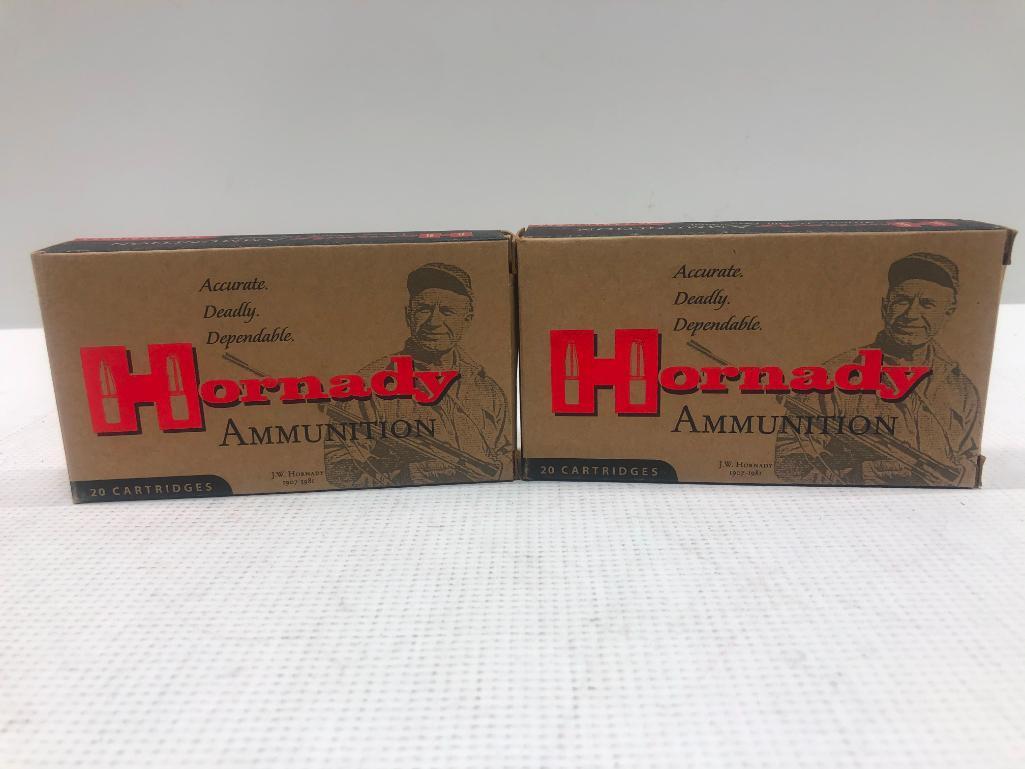 Hornady Custom 358 WIN 200gr SP - 2 Boxes, 40 Total Rounds