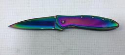 Kershaw Knives Speed-Safe Rainbow Leek 1660VIB - MSRP: $134.99