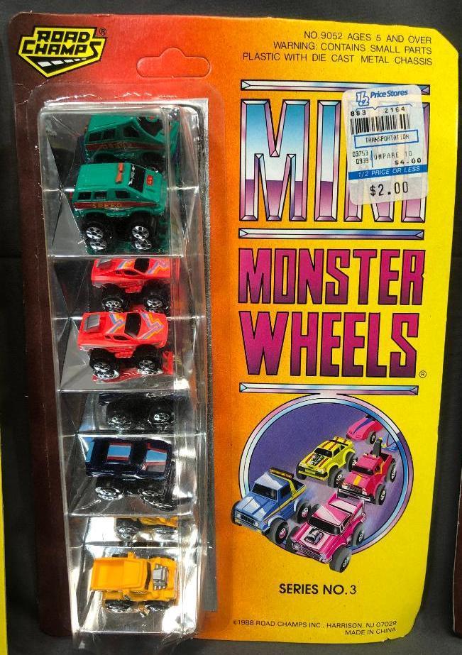 J 4 New Boxes 1988 Mim Monster Wheels