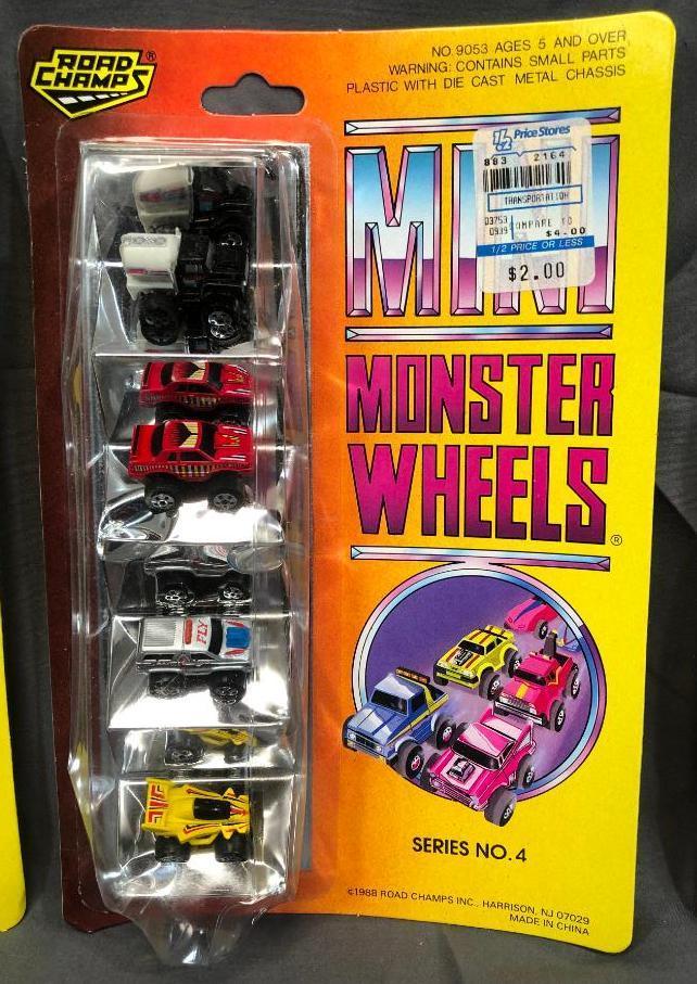 J 4 New Boxes 1988 Mim Monster Wheels