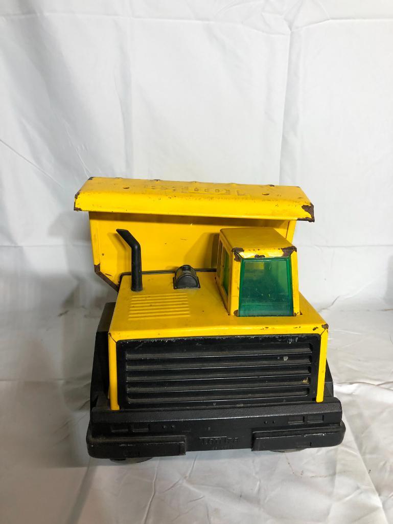 Tonka Mighty Diesel Dump Truck Metal Toy, Tonka Metal Scraper