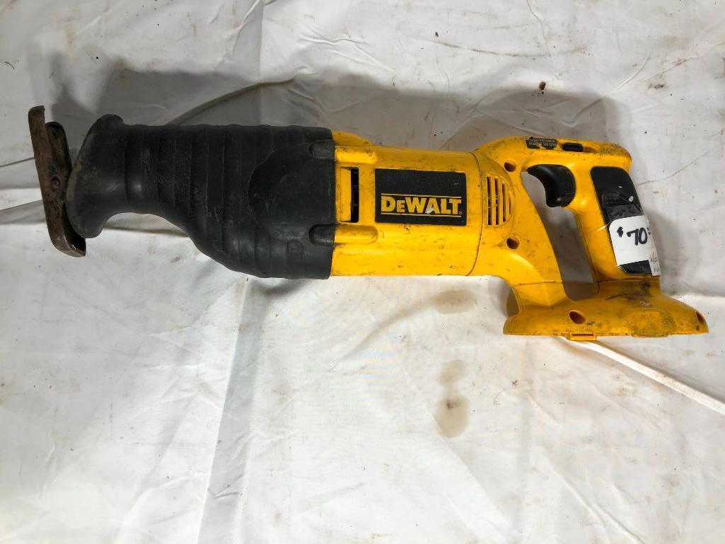 Box of DeWalt Circular Saw and Drills No Batteries 18 V and 12 V