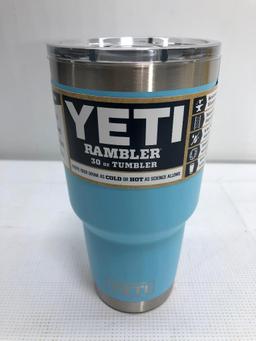 Yeti Rambler 30oz Sky Blue Tumbler