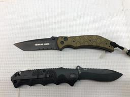 Lot of 2 Items: (1) Combat Elite N690C, (1) Boker Jim Wagner 0632