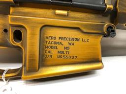 Aero Precision M5 Builder Set 15in M-LOK - Spent Brass Color MSRP: $599.99 - See Photo SN: US55737