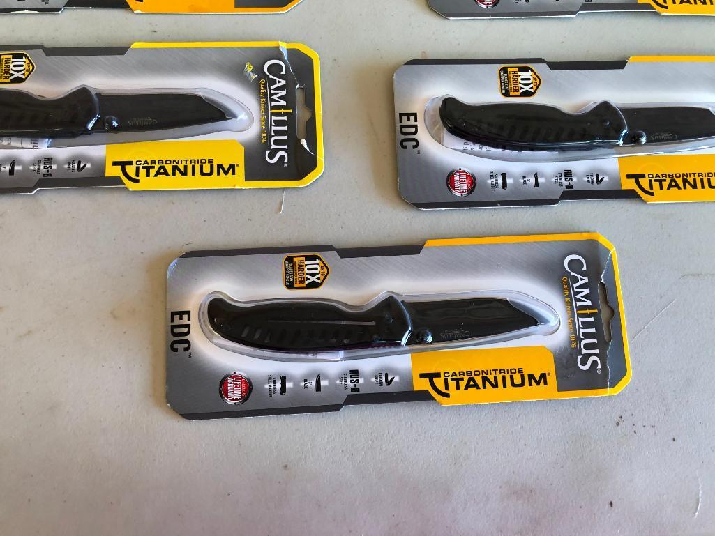 Lot of 9 New Camillus Knives, New in Package