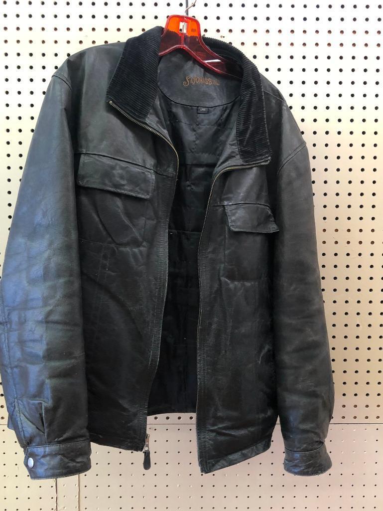 Saint Johnson Bay Size Large Leather Jacket