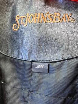 Saint Johnson Bay Size Large Leather Jacket