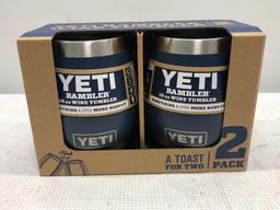 YETI 2 Pack Wine Tumble, Navy