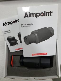 Aimpoint 3X-C Magnifier & FlipMount 39mm w/ TM Base