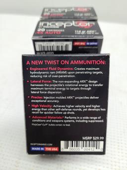 (3) Inceptor by Policase ARX .45 Auto 20 Cartridges Each