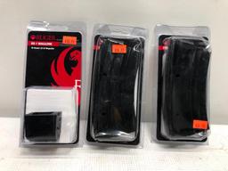 3 Items,2 Ruger MAG762-20 7.62x39mm Magazine(20round) Mini 30 Magazine and 1 Ruger BX-1 Magazine