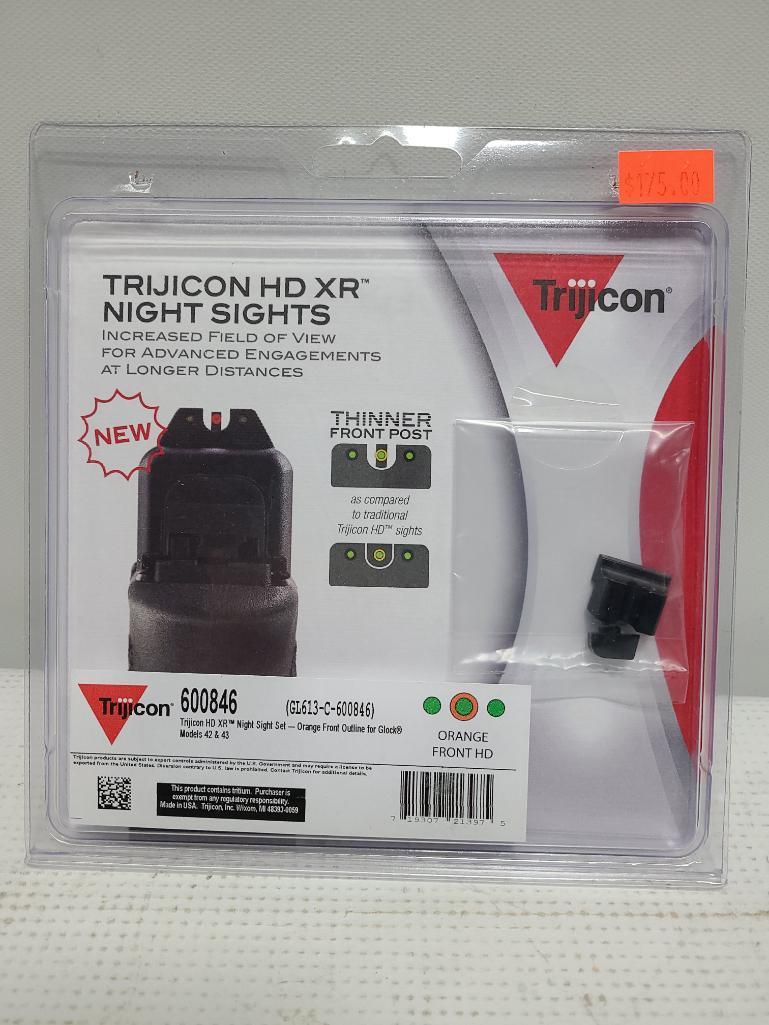 Trijicon HD XR Night Sight Set GL613-C-600846 Orange Front Line for Glock 42 & 43