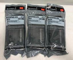 (3) Magpul PMAG 25 LR/SR Window Gen M3 Rifle Magazines