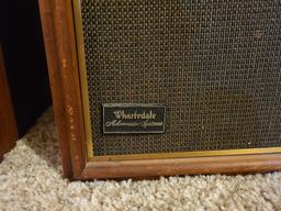 Vintage Pair of Wharfedale Stereo Speakers W60E