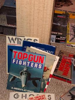 Several Aviation, Airplane and War Plane Related Books