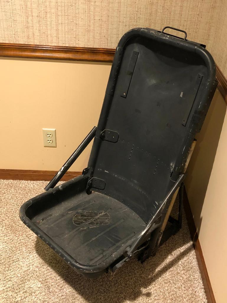 Vintage Airplane Seat, We Believe It's from a PT22 c. 1930's