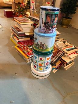 Cookbooks, Books and Tins