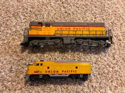 Gilbert No. 372 and 1467 Union Pacific Locomotive and Tender, HO Scale