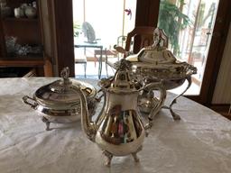 Group of Silver Tableware - Royal Rose by Wallace, etc.
