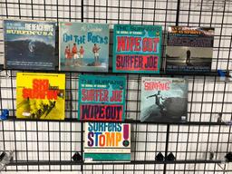 (8) Surfer Music Record Albums, Compilations and Artists - Surf Music