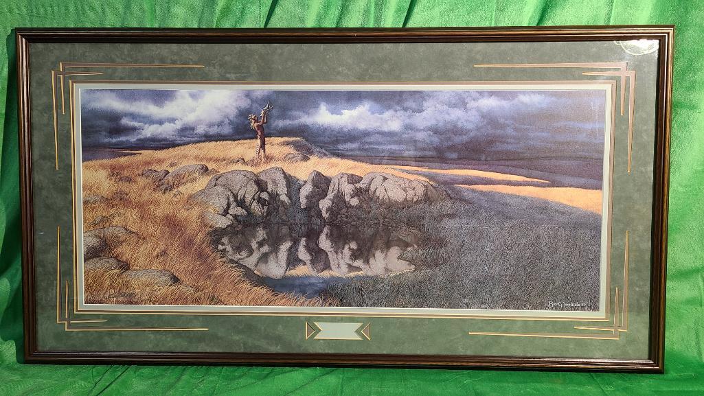 "Calling the Buffalo" by Bev Doolittle, Signed & Numbered 500/8500 11" x 14"