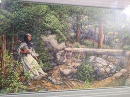 "Music in the Wind" by Bev Doolittle, Signed & Numbered 6660/43500 10.5" x 36.5"