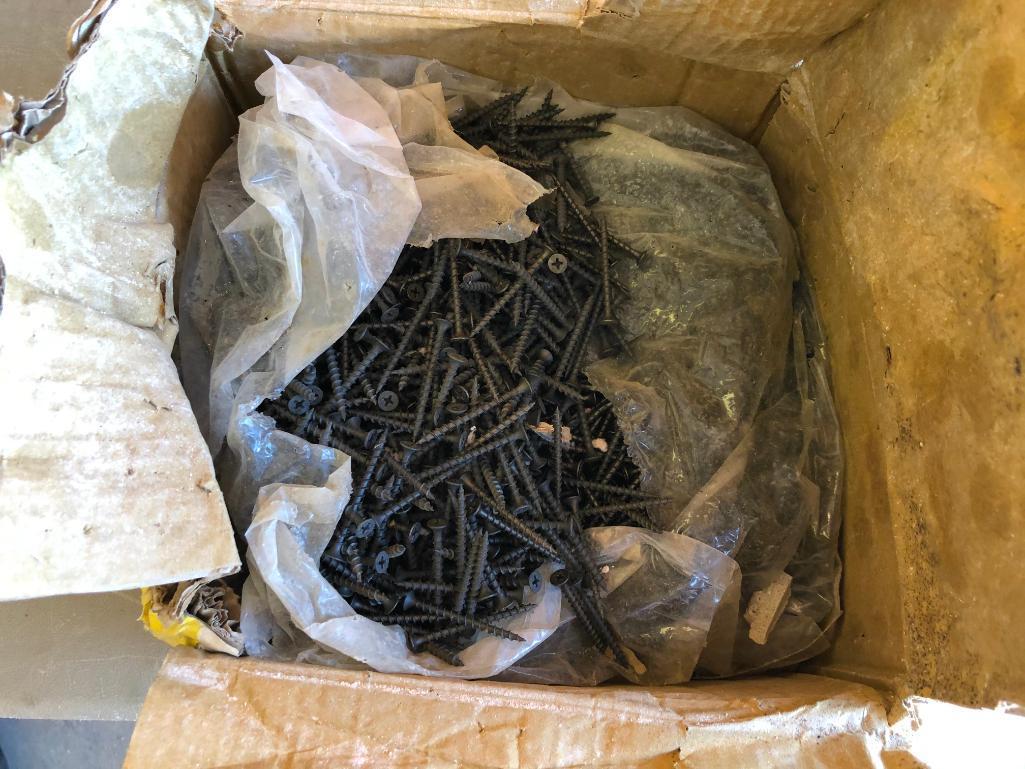 Large Lot of Deck Screws, Drywall Screws, Hardware