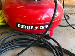 Porter-Cable Pancake Air Compressor w/ 3 Hoses, 150 PSI, 6 Gallon, 110v