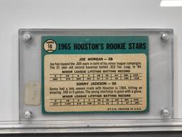 1965 Topps #16 Rookie Card - Houston's Rookie Stars - Joe Morgan 2B & Sonny Jackson SS