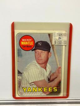 1969 Topps #500 - Yankees' Mickey Mantle 1B