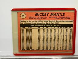 1969 Topps #500 - Yankees' Mickey Mantle 1B