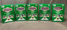 (5) 1990 Upper Deck The Collector's Choice 1990 Edition Wax Packs