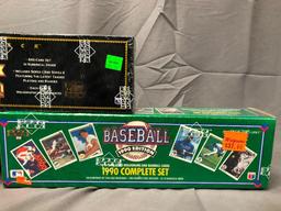 (3) Upper Deck Wax Packs - 1990, 1992, 1993 The Collector's Choice Complete Sets & Factory Set -