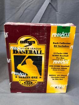 (2) PINNACLE 1996 Major League Baseball Collector Baseball Kits - Factory Sealed