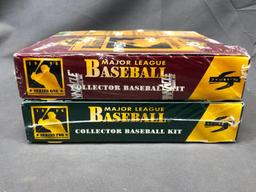 (2) PINNACLE 1996 Major League Baseball Collector Baseball Kits - Factory Sealed