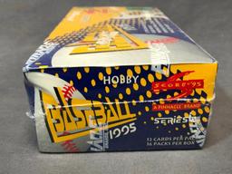 Total 3 Boxes - (2) SCORE 1993 Major League Baseball 16 Per Pack & PINNACLE Hobby Baseball 1995