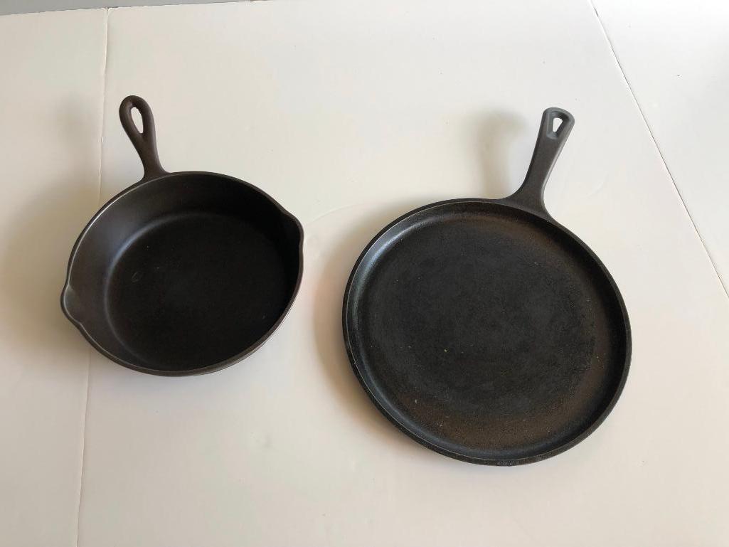 Cast Iron Skillet and Griddle