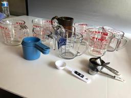 Pyrex Measuring Glassware and other Measuring Items