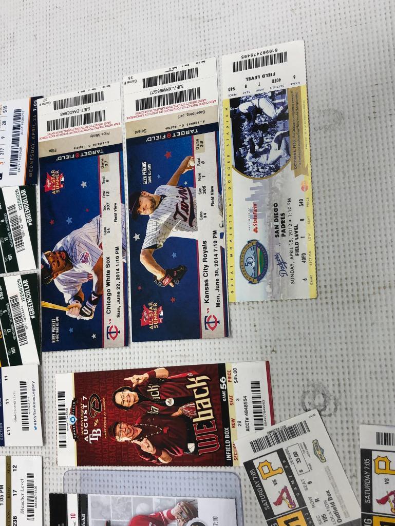 Lot of Vintage Admission Tickets