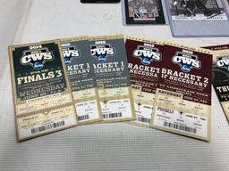 Old Sports Admission Tickets Most are CWS but Some Others
