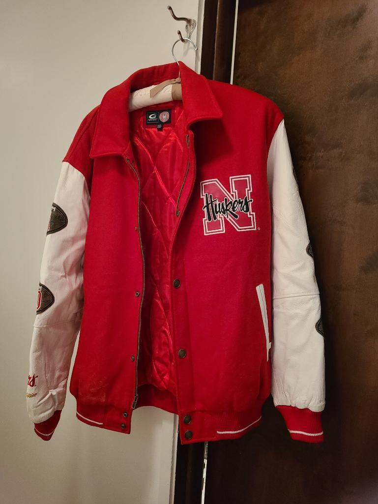 Limited Edition Nebraska Cornhusker National Championship Letter Jacket Size Large