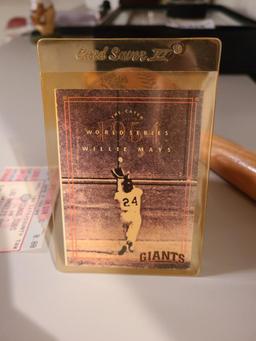 San Francisco Giants Keepsakes including Willie Mays Card