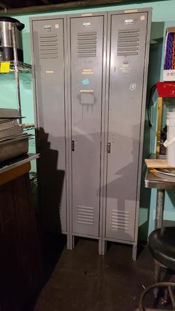 2 Metal Lockers by Penco Products Inc. 72in x 12in x 12in