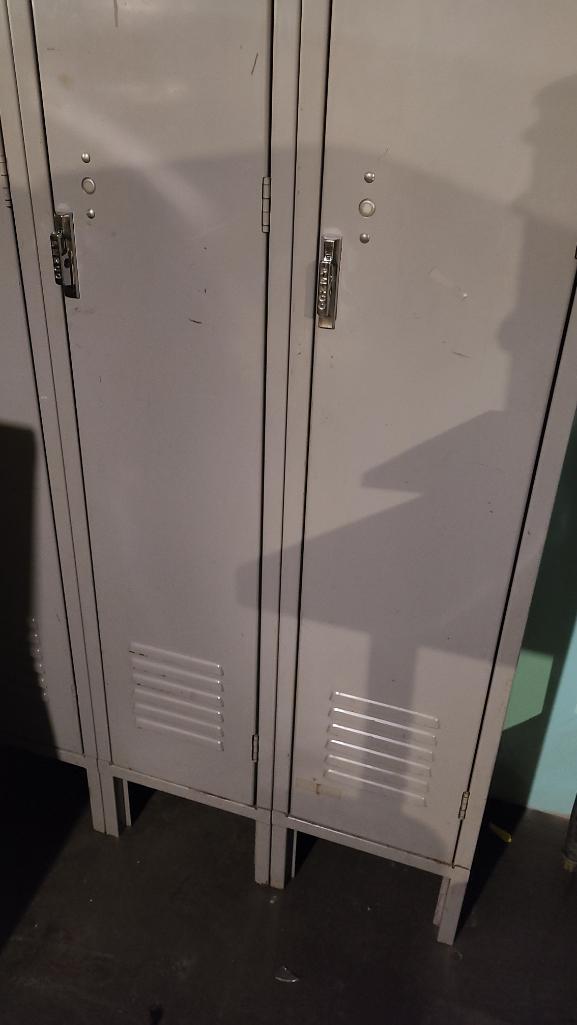 2 Metal Lockers by Penco Products Inc. 72in x 12in x 12in