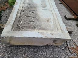 Pleasant Hill School District Engraved Building Salvage Slabs, 75in x 25in